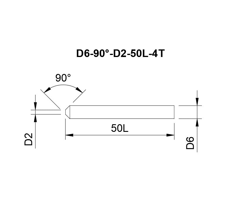 Solid carbide chamfer cutter universal