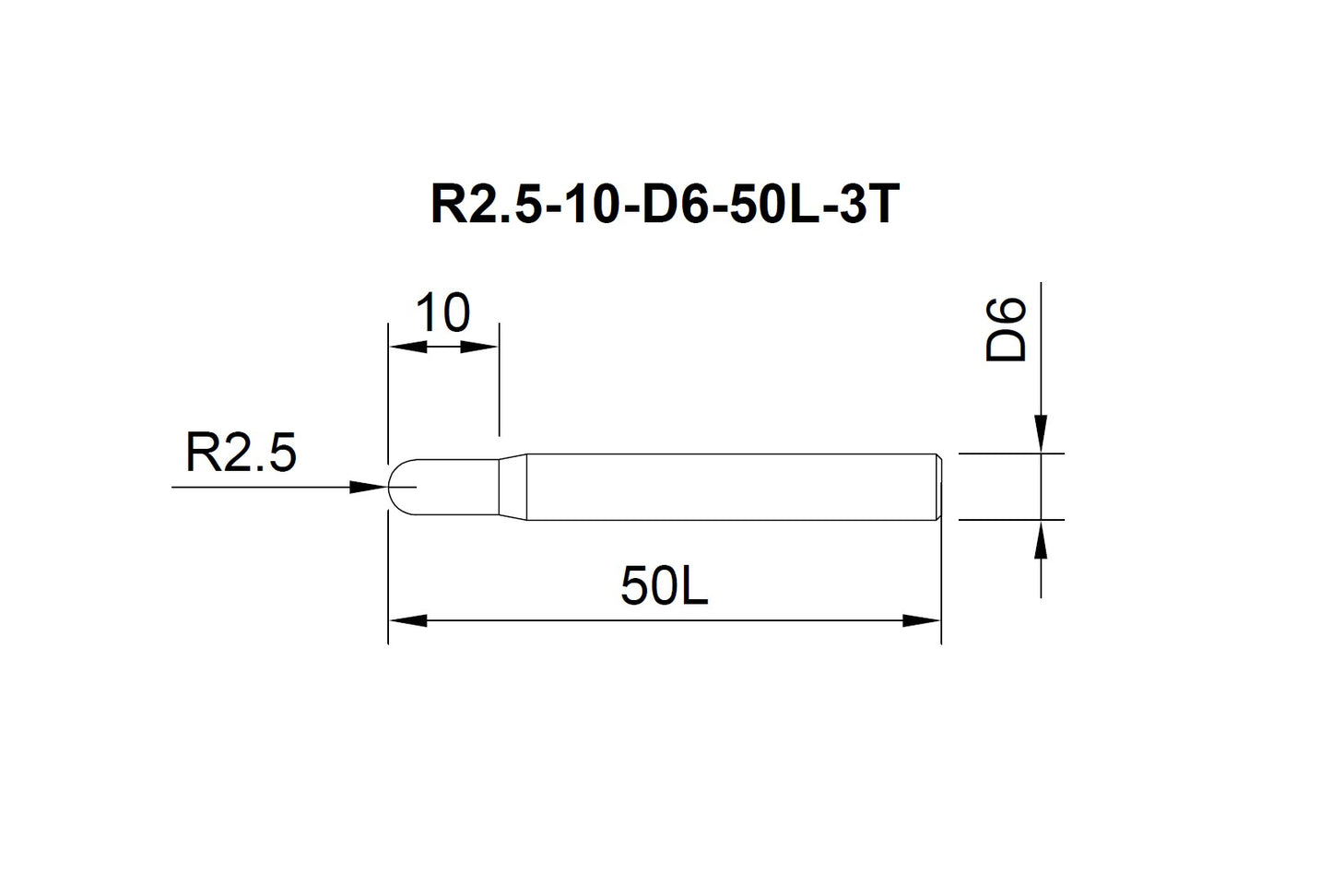solid carbide radius milling cutter steel